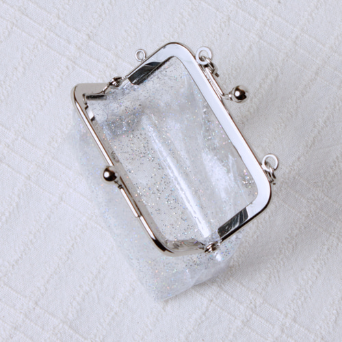 バッグチャーム・キラキラビニール【キラキララメ】 ミニがま口