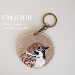 専用　ハンドメイド　刺繍　パピヨン　キーホルダー　ミニ＆ミニミニリュック型ポーチ ハンドメイド 刺繍 パピヨン ストラップ ミニバッグキーホルダー