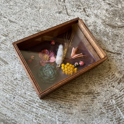 『サシェボックス』　フラワーアート　キャンドル　香り 2枚目の画像