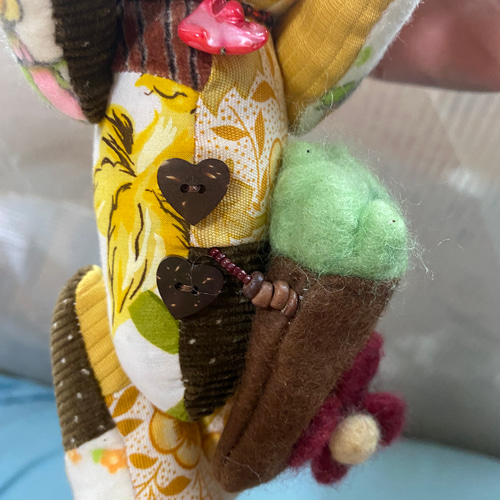 鳥の巣を守るクマさん ぬいぐるみ ぬいぐるみ mako 通販