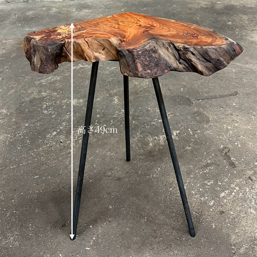 梅の一枚板サイドテーブル サイドテーブル カラバ【Carabas®︎】 通販