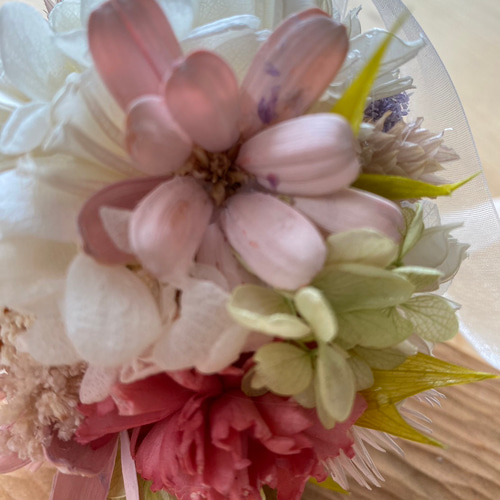 春色フラワーボール ドライフラワー wa_latte 通販 17138081｜Creema  