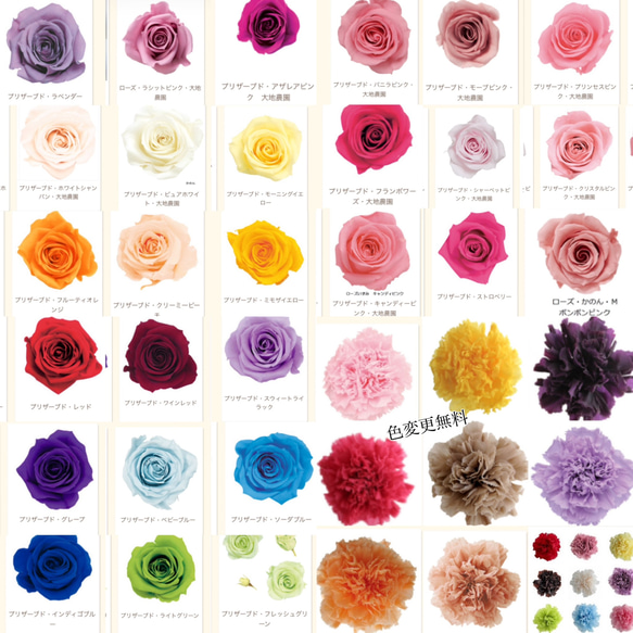 ◆プロが作る◆プリザーブドフラワー韓国風花束 10枚目の画像