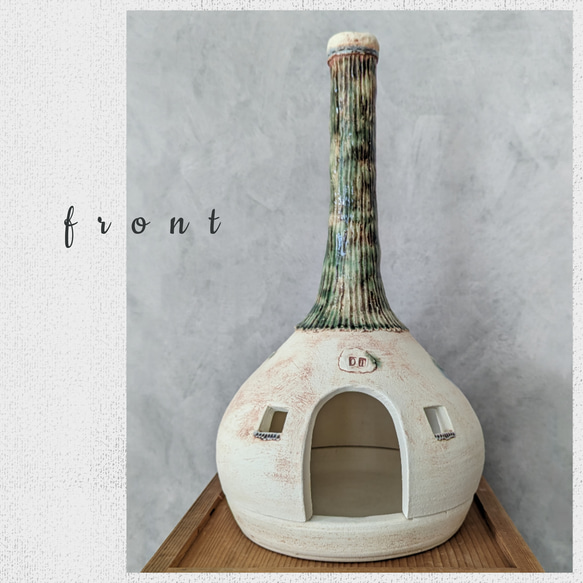 【Ｎｏ．6】陶器のオブジェ・照明 7枚目の画像