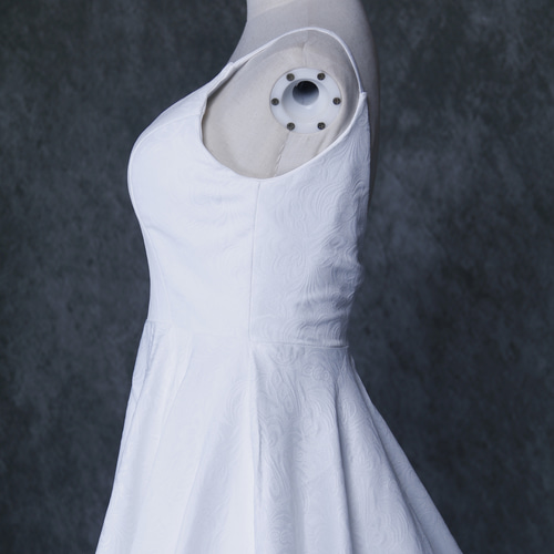 エレガント Vネック パーティードレス トレーン 披露宴/結婚式  