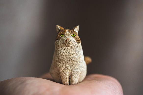 謝工作室様お取引作品【猫：20匹】 立体・オブジェ 深尾竜騎