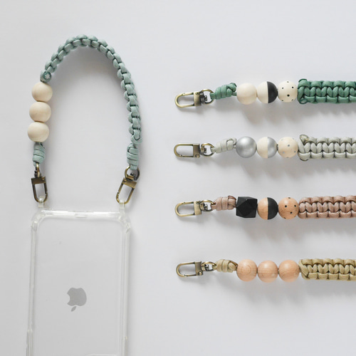 【オーダー用】ハンドストラップ　パラコード　スマホストラップ　くすみカラー オーダー用】ハンドストラップ パラコード スマホストラップ