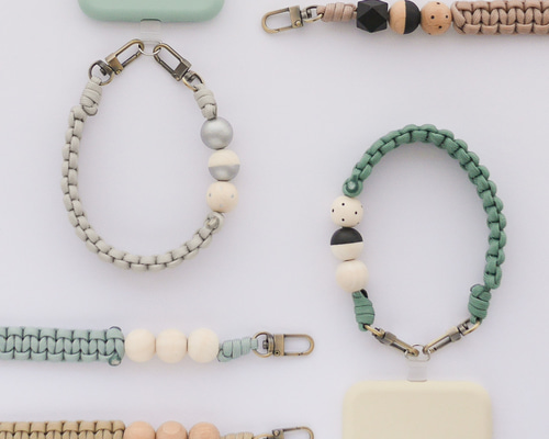 【オーダー用】ハンドストラップ　パラコード　スマホストラップ　くすみカラー 選べるカラー】長さのオーダー無料 スマホショルダー ストラップ