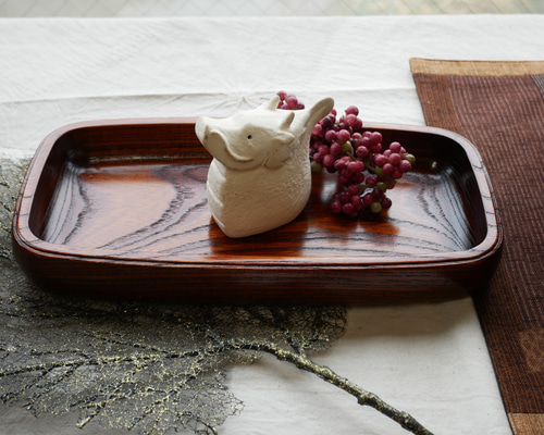 しこく彫　香川の漆器　天然木　うるし塗装　トレイ　八寸皿　６枚セット しこく彫 香川の漆器 天然木 うるし塗装 トレイ 八寸皿 6枚セット