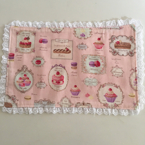 フリルレースおやつマット ランチョンマット 5枚セット✴︎♡かわいい