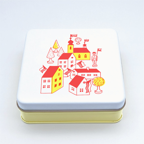 【缶のみ1個】かわいいヨーゼフ・チャペックのクッキー缶 / 缶 / クッキー缶 2枚目の画像