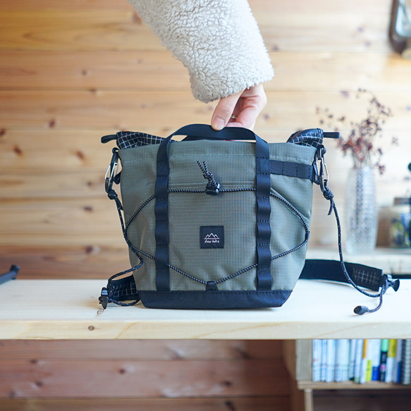 ROBIC・グレー［ちびハイカーサコッシュ・S］/登山・キャンプ