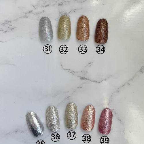 ジェルネイル/ネイルチップ/ワンカラーネイル/2色 ネイルチップ（つけ