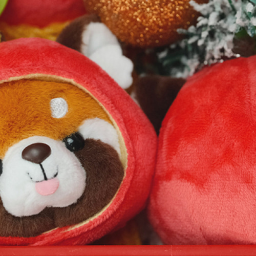 レッサーパンダ ぬいぐるみ かわいいインテリア 小動物 リアル