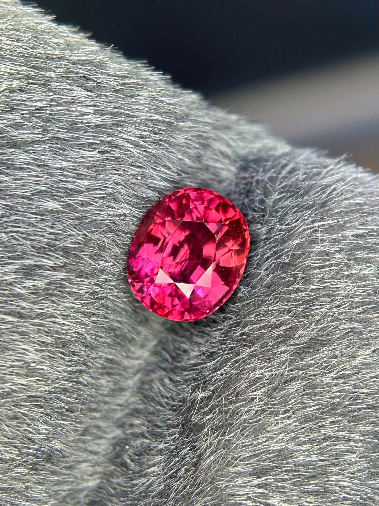 鑑定書付き　1.05ct天然ピンクサファイア　未加熱　高品質