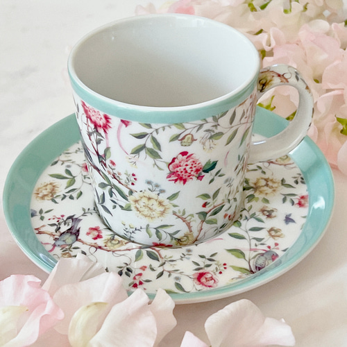 カップ＆ソーサー<The Garden> シノワズリ カラーオーダー マグカップ