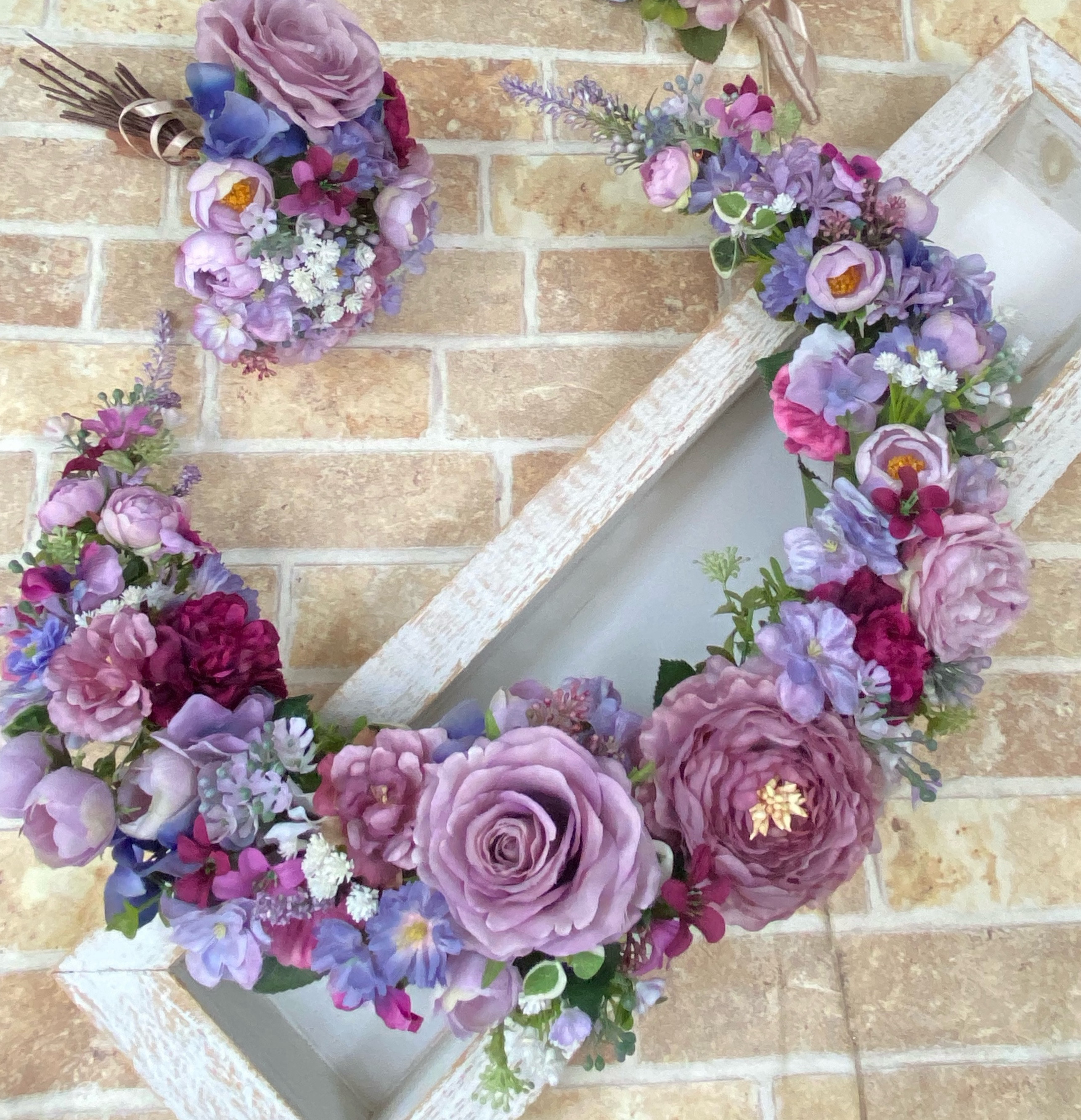 お好きな色合いで✨いろいろな用途に使えるリース(フープブーケ  