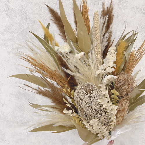 ブーケ＆ブートニア【No.237】ドライフラワー ドライフラワーブーケ