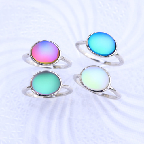 受注生産】SV925ふんわりと色を変える不思議なガラス「ストラーチェ