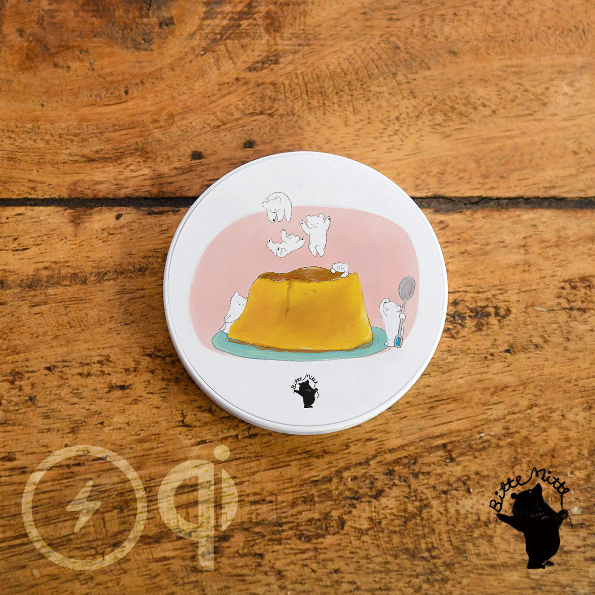 充電器 MagSafe iPhone15 iPhone14 マグセーフ ワイヤレス 充電 qi プリン＊名入れ