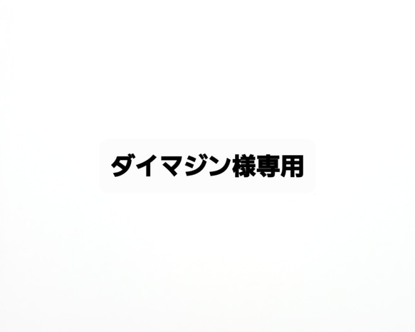 ダイマジン様専用ページ♪ 1枚目の画像