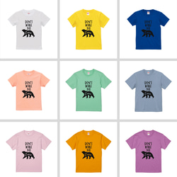 【名入れ】シロクマ英字半袖Tシャツ 子供ロンパース～大人サイズ☆兄弟やお友達同士のお揃いコーデ☆プレゼントに最適 2枚目の画像