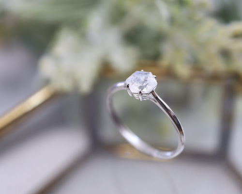 【美品】  No.46C リング ムーンストーン 6.5号 cef0c04b24ab20ca535a8104c8548c