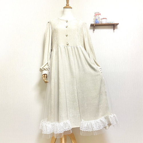 美品 HYEON ヘヨン cabbage onepiece ミニフリルワンピース セール】Frill Collar Mini One Piece/フリルカラーミニ