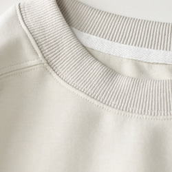 ロングスリーブTシャツ 長袖 丸襟ゆとり 3色展開 コットン 6枚目の画像