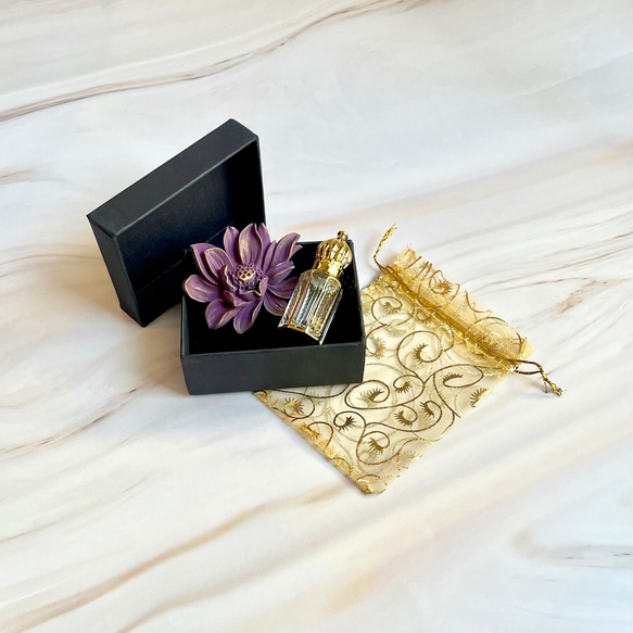 【限定セット】Lotus アロマストーン×エジプト香油《ギフトにおすすめ》 ディフューザー・アロマポット craft khepri 通販