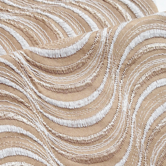 ◇レース半襟・半衿【細波】cinnamon 6枚目の画像