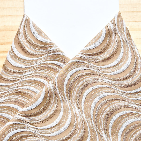 ◇レース半襟・半衿【細波】cinnamon 1枚目の画像