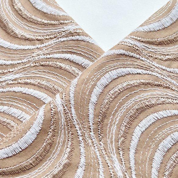 ◇レース半襟・半衿【細波】cinnamon 4枚目の画像