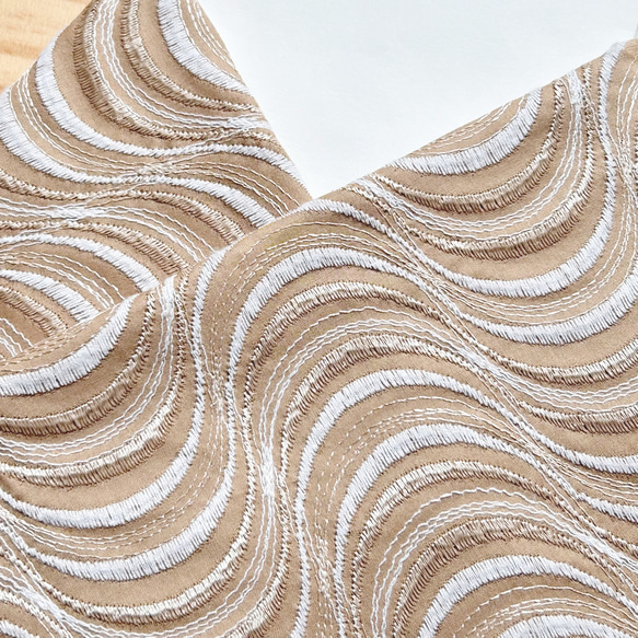 ◇レース半襟・半衿【細波】cinnamon 2枚目の画像