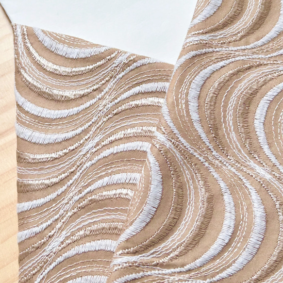 ◇レース半襟・半衿【細波】cinnamon 3枚目の画像