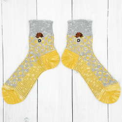 【イニシャル入り】Doggy Face Socks 4枚目の画像