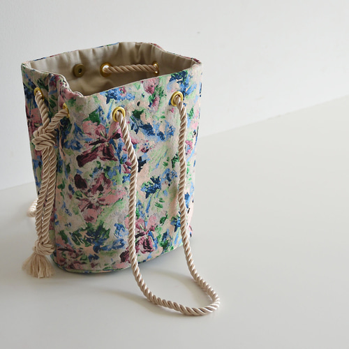 数量限定！イタリア製 2way ボタニカルハイクラスジャガード織  