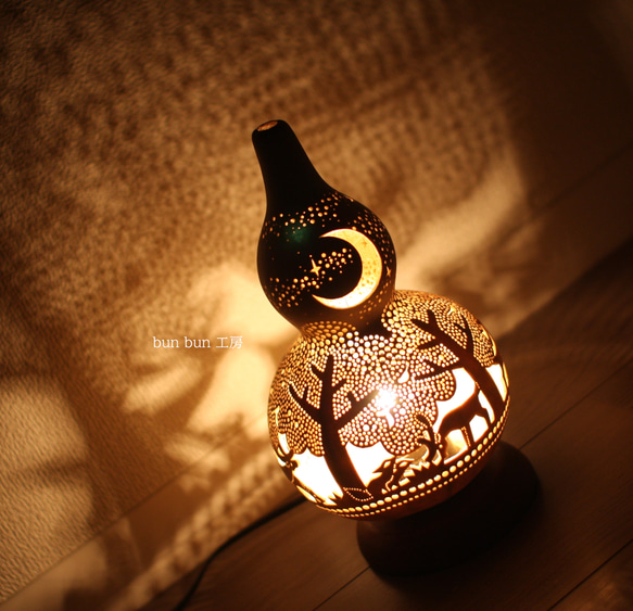 ひょうたんランプ--深夜の森- 4枚目の画像
