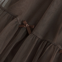 レディース  春 秋 夏 体型カバー 着痩せ 大人可愛い 裏地付き ロングスカート 6枚目の画像