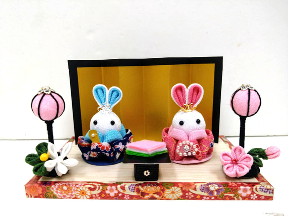 雛人形 ひな祭り 桃の節句 つまみ細工 ひな人形・雛飾り himadare 通販