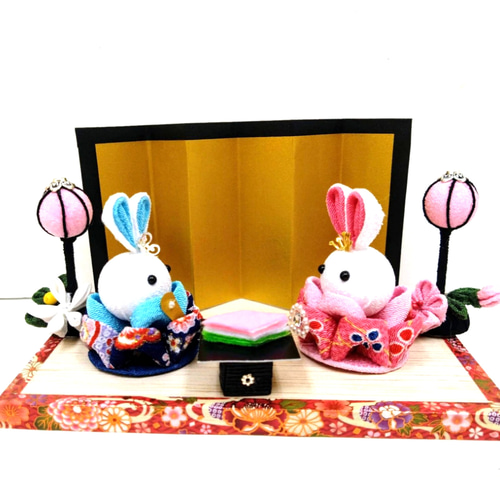 雛人形 ひな祭り 桃の節句 つまみ細工 ひな人形・雛飾り himadare 通販