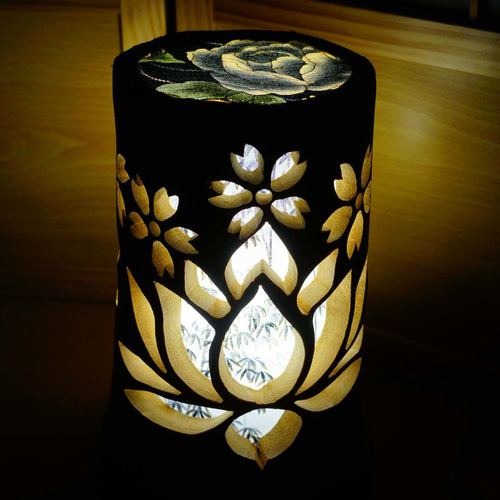 ◇全面彫◇竹灯り・竹あかり・竹灯籠 ～～ 癒しの灯り ☆繊細彫☆～～