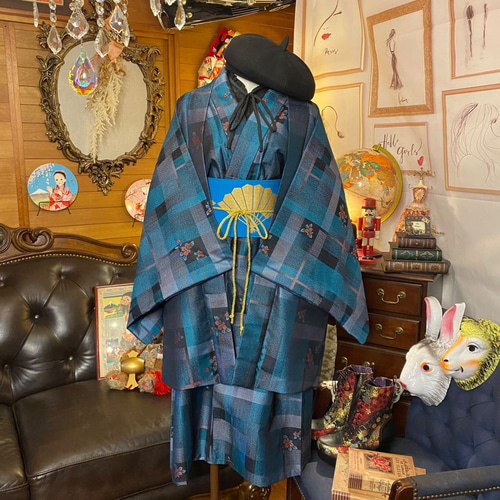 アンサンブル 着物 ワンピース ドレス ハンドメイド リメイク 帯 アンサンブル 着物 ワンピース ドレス ハンドメイド リメイク 帯