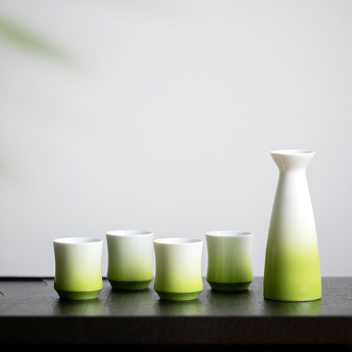 青磁水注 　酒器　竹煎茶道具　 高麗 　置き飾り　インテリア 楽天市場】影青・竹 茶器セット 青白磁 小 宝瓶 急須 湯呑 片口