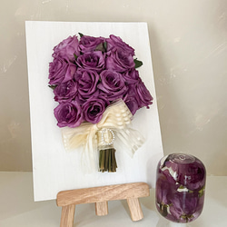【オープン記念価格】アフターブーケ　フレームドライブーケ　結婚式/記念日の大切な花束を長く楽しみたい方へ 10枚目の画像