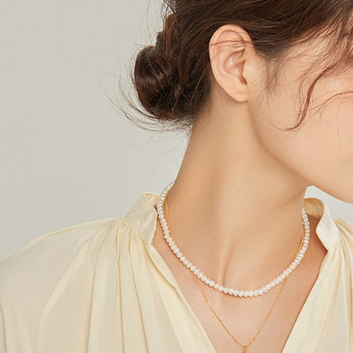 淡水パールのネックレス ハート形14kgf ネックレス 2点セット 淡水真珠 