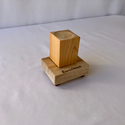 木製ディフーザー☆ひのき☆木製台付き☆木工雑貨☆ＣＲ１２３ 2枚目の画像
