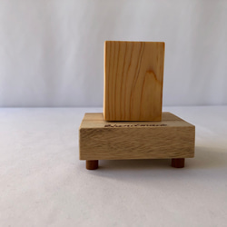 木製ディフーザー☆ひのき☆木製台付き☆木工雑貨☆ＣＲ１２３ 3枚目の画像