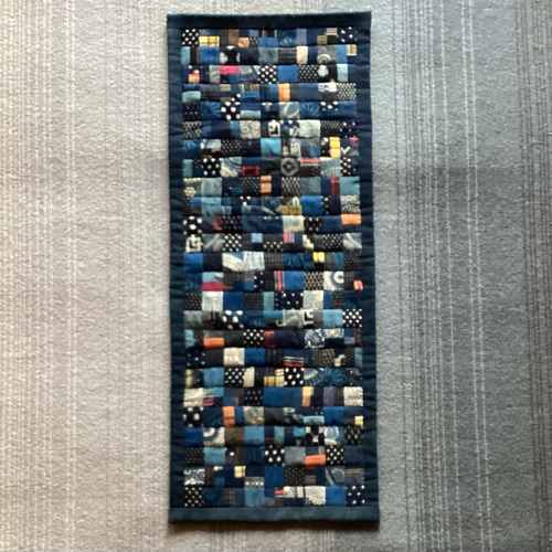 古布 小布パッチワークのテーブルセンター その他インテリア雑貨