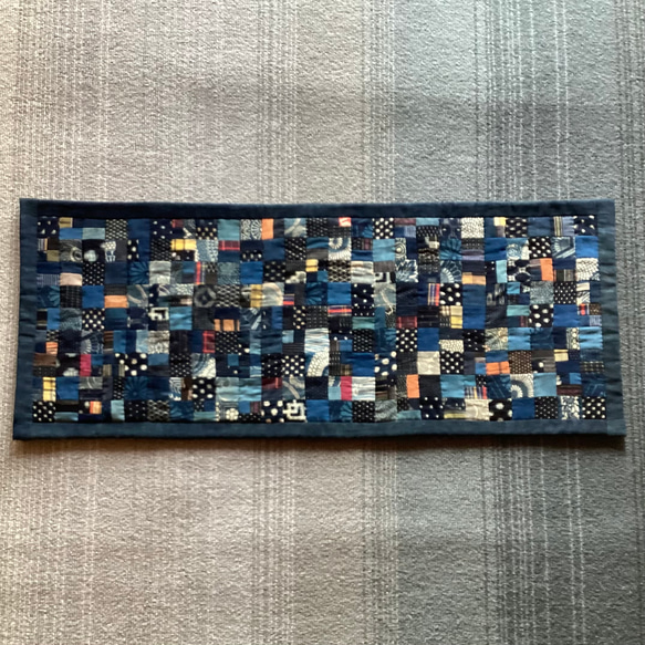 古布 小布パッチワークのテーブルセンター その他インテリア雑貨